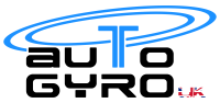 AutoGyro Logo with Blue